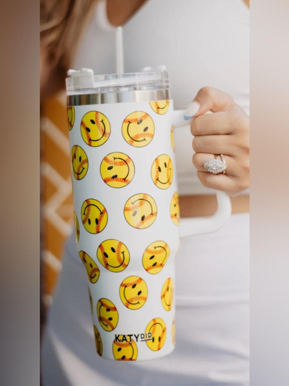 Katydid Cup Softball Smiley